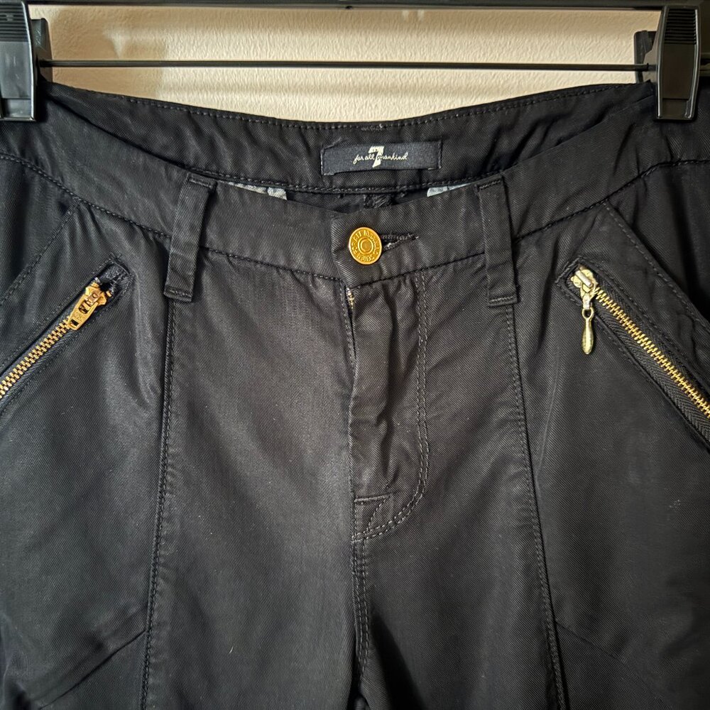Vintage 7 For All Mankind Low Rise Cropped Pants